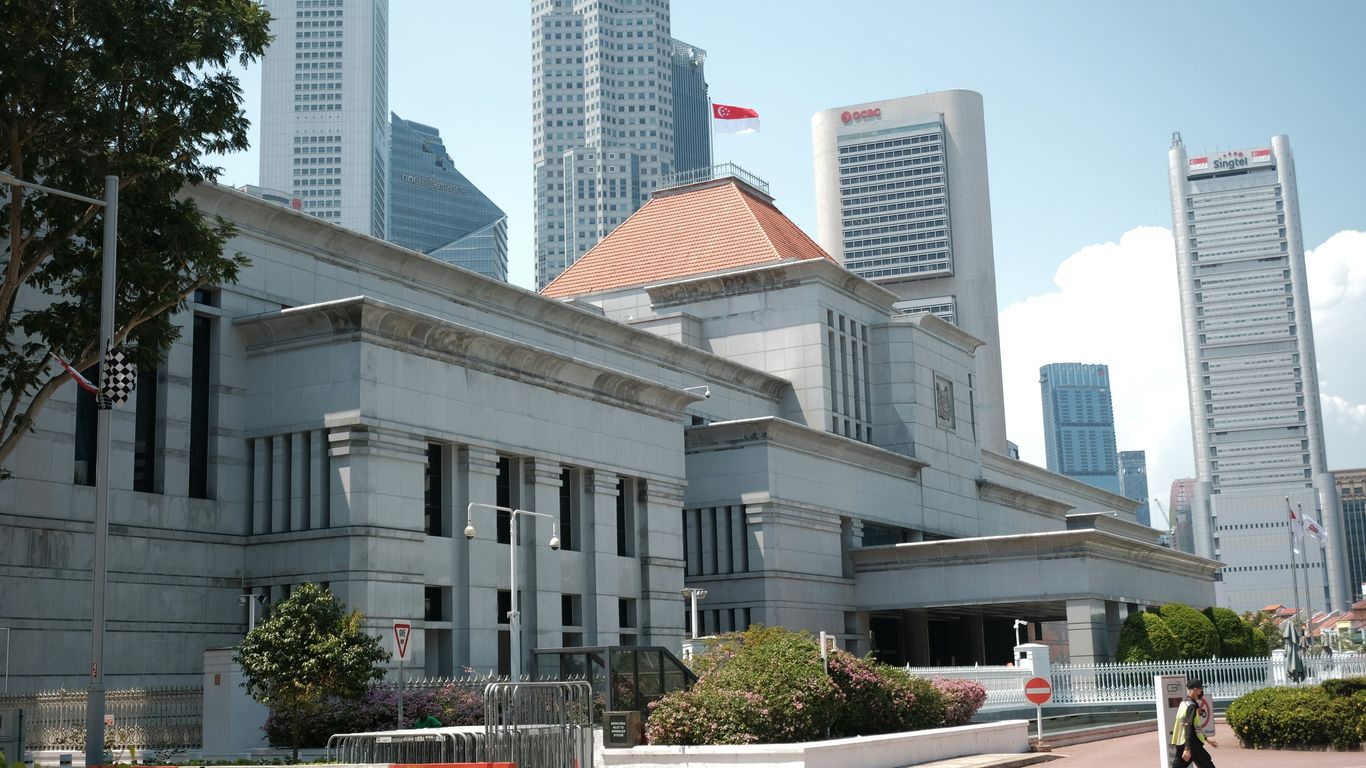 Singapore self-government era street and civic life