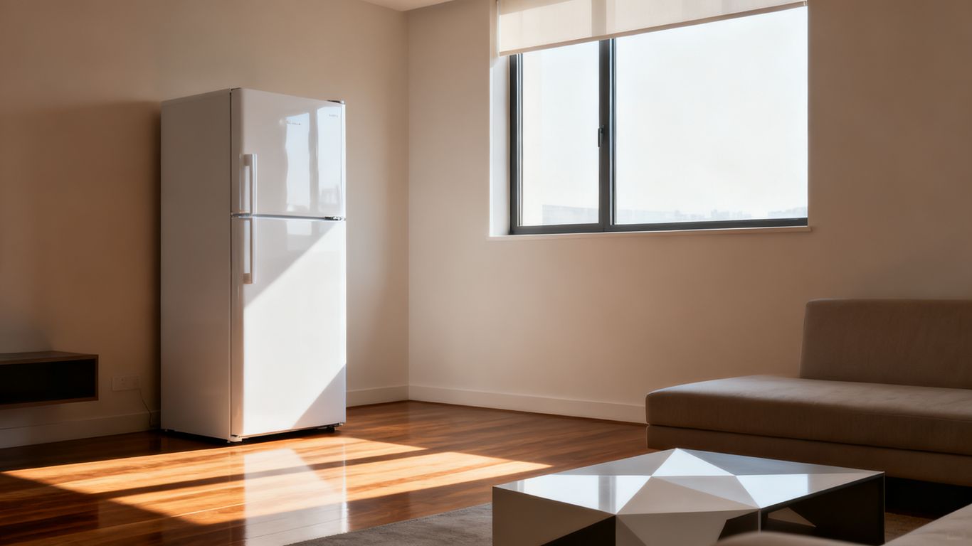 A home interior showing climate control units