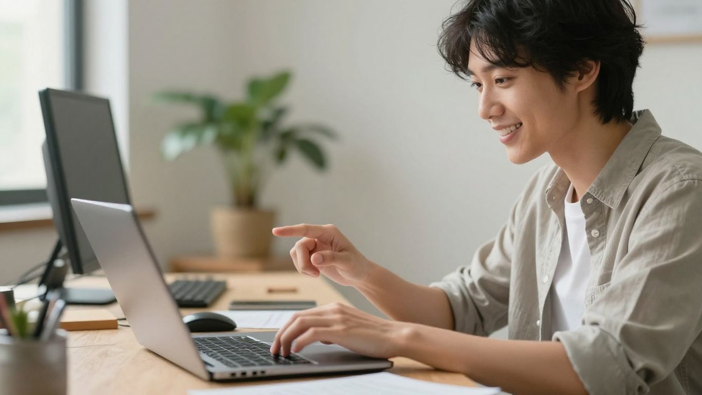 Person demonstrating real-world expertise and success.