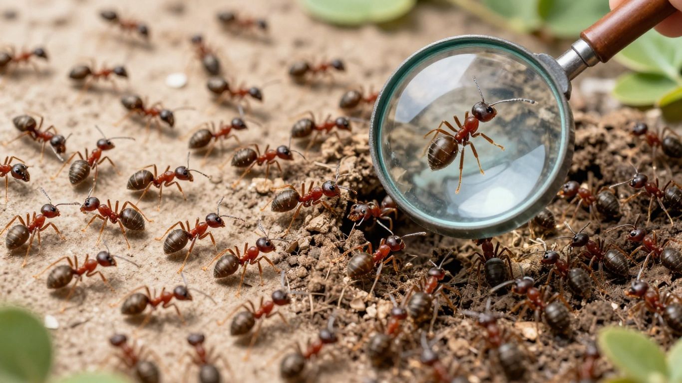 Ants in different seasons, controlled with expert tips.