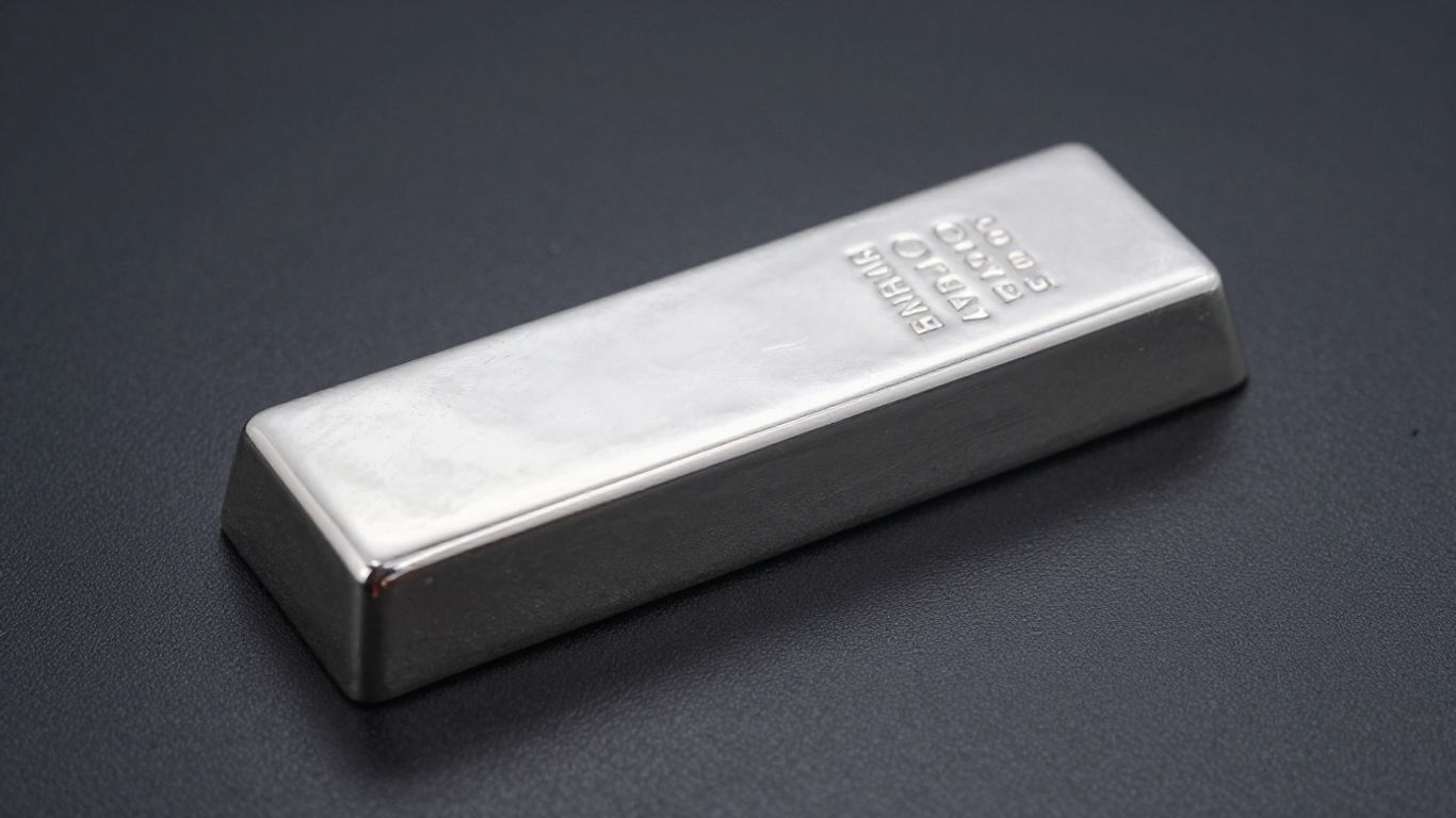Lingot d'argent pur de 1 kilogramme