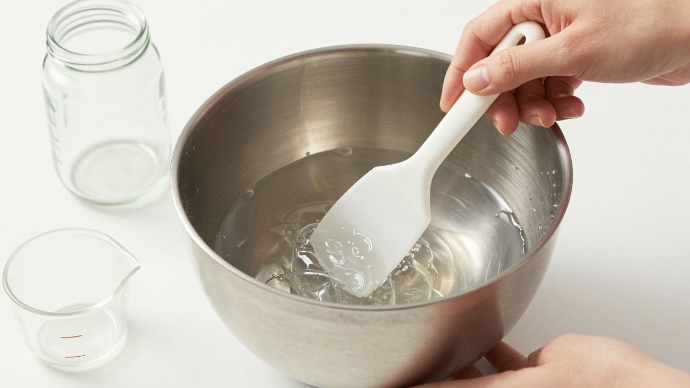 Mixing homemade lubrication