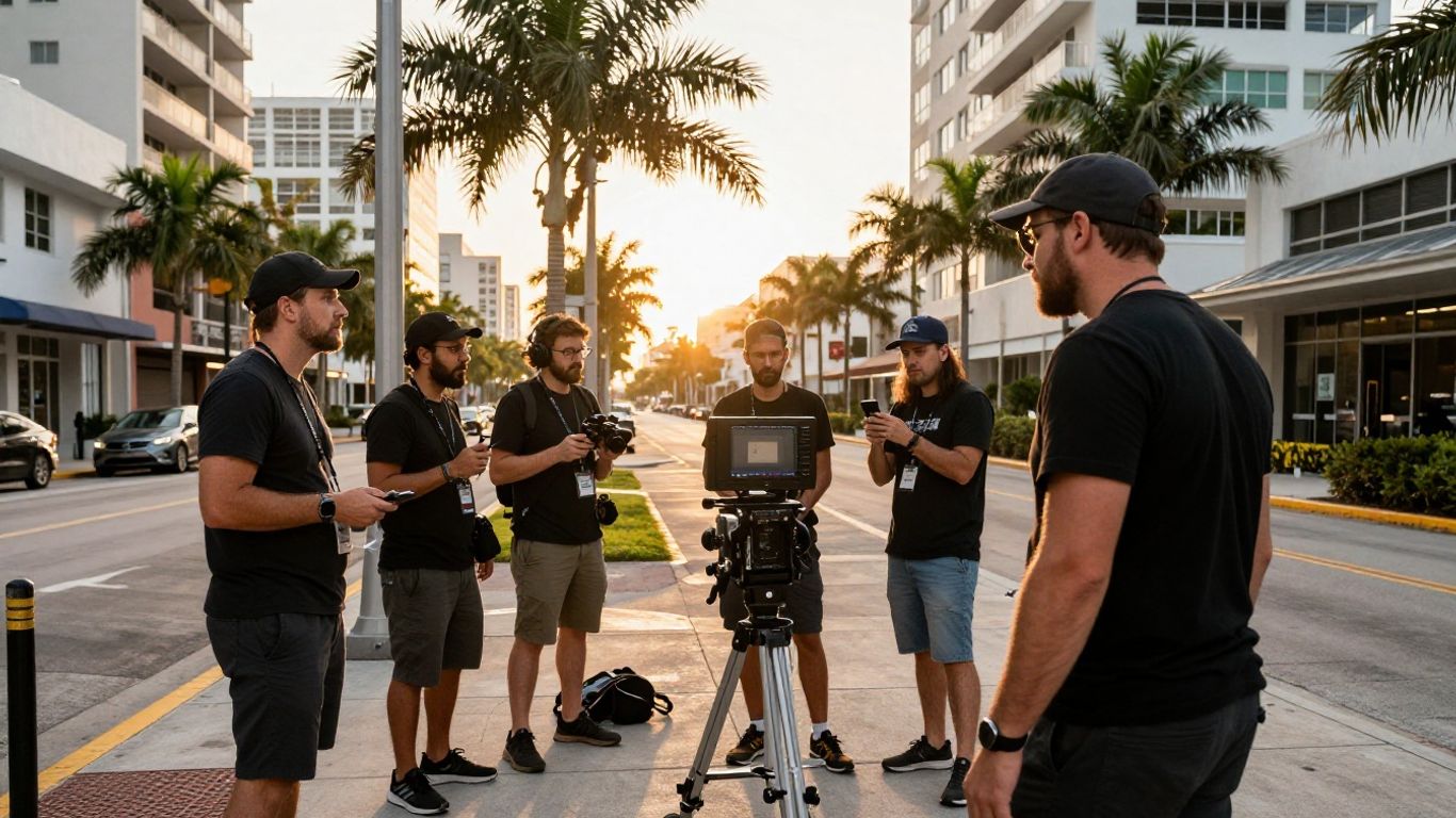 Professional production on location
