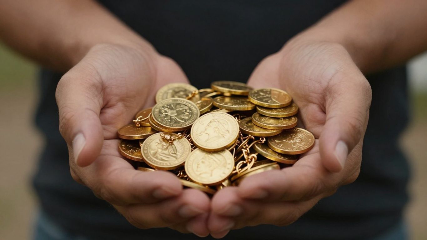 مبيعات الذهب: العملات الذهبية والمجوهرات