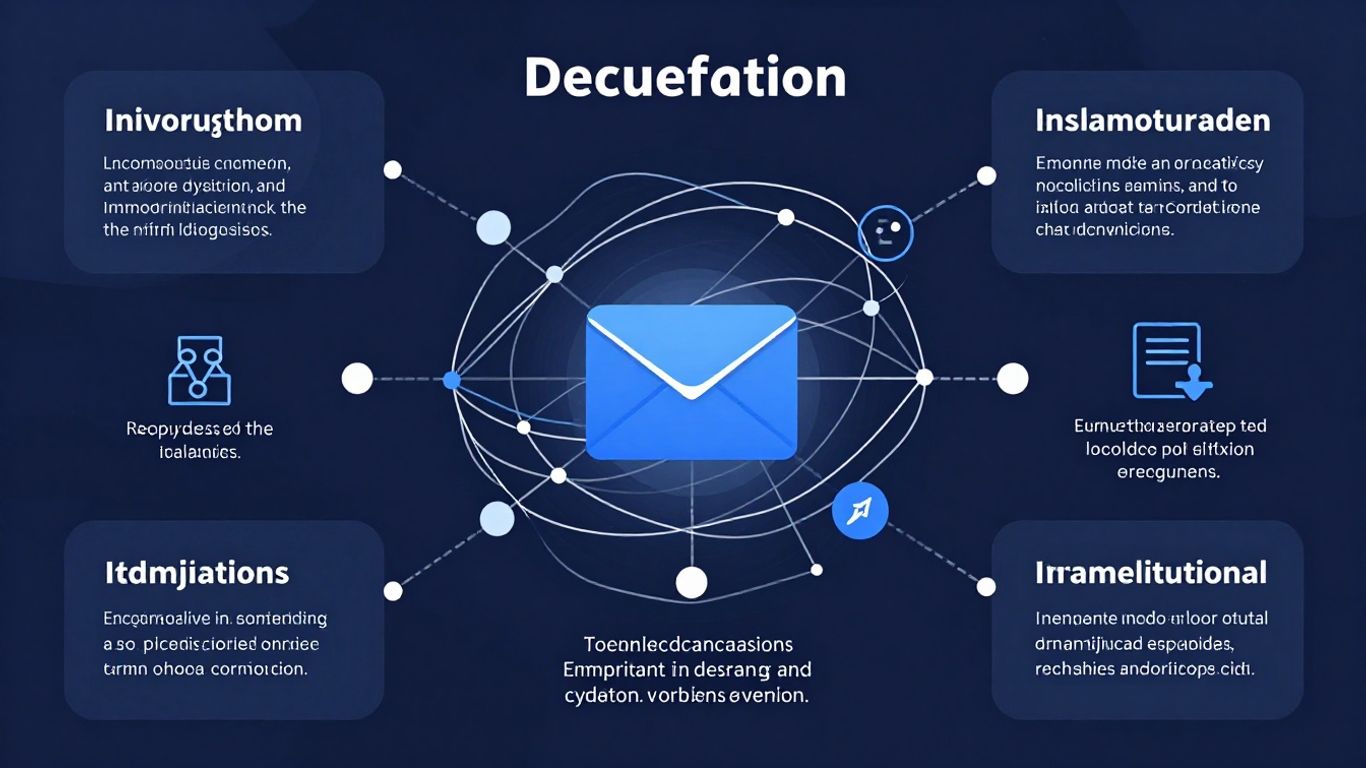 Technical illustration of email security checks.