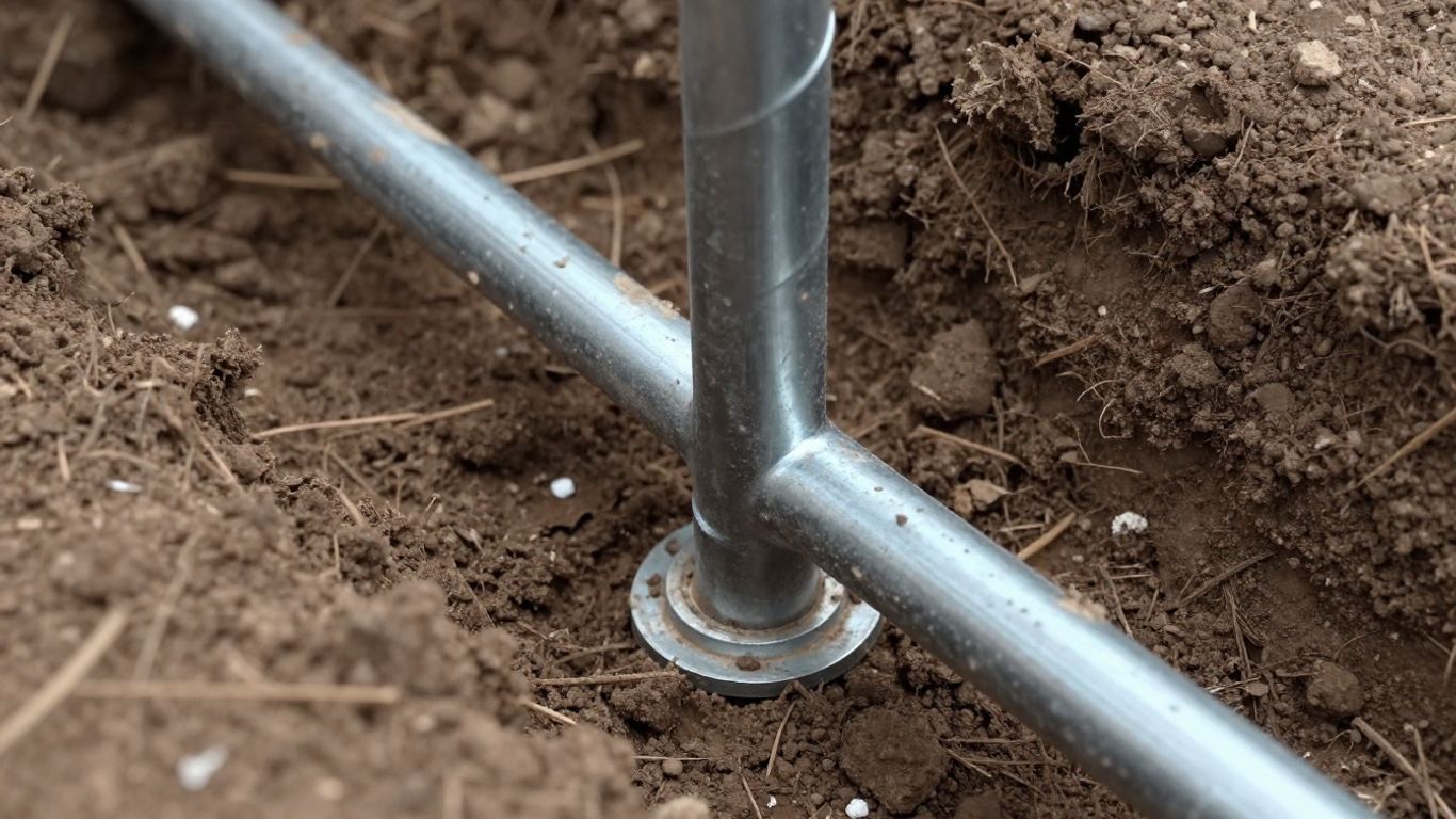 Helical pier installation in soil