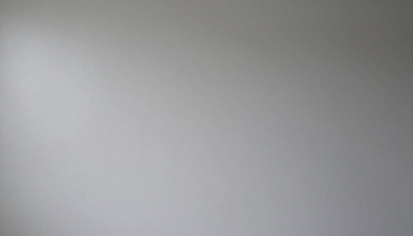 A freshly skimmed and primed wall in a Bristol home, perfectly smooth and ready for the first coat of Venetian plaster
