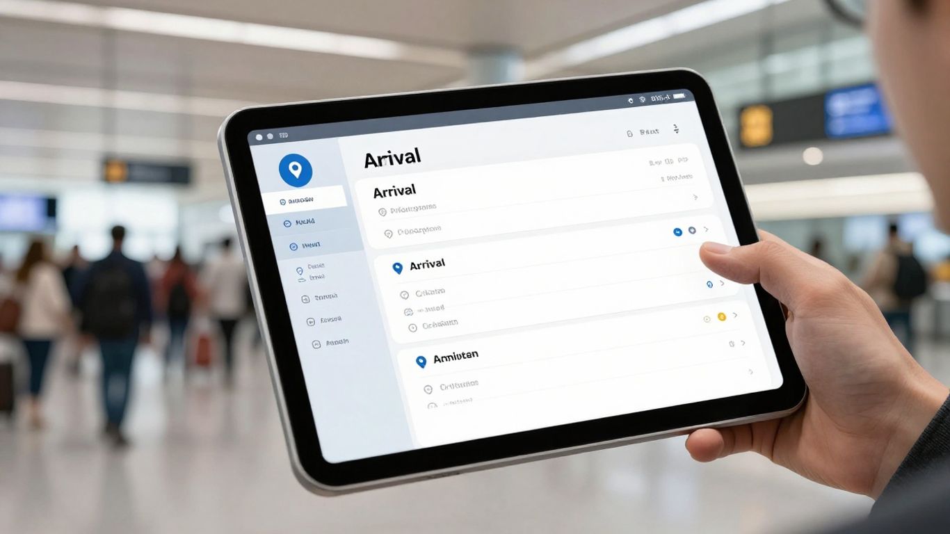 Streamlined digital booking interface