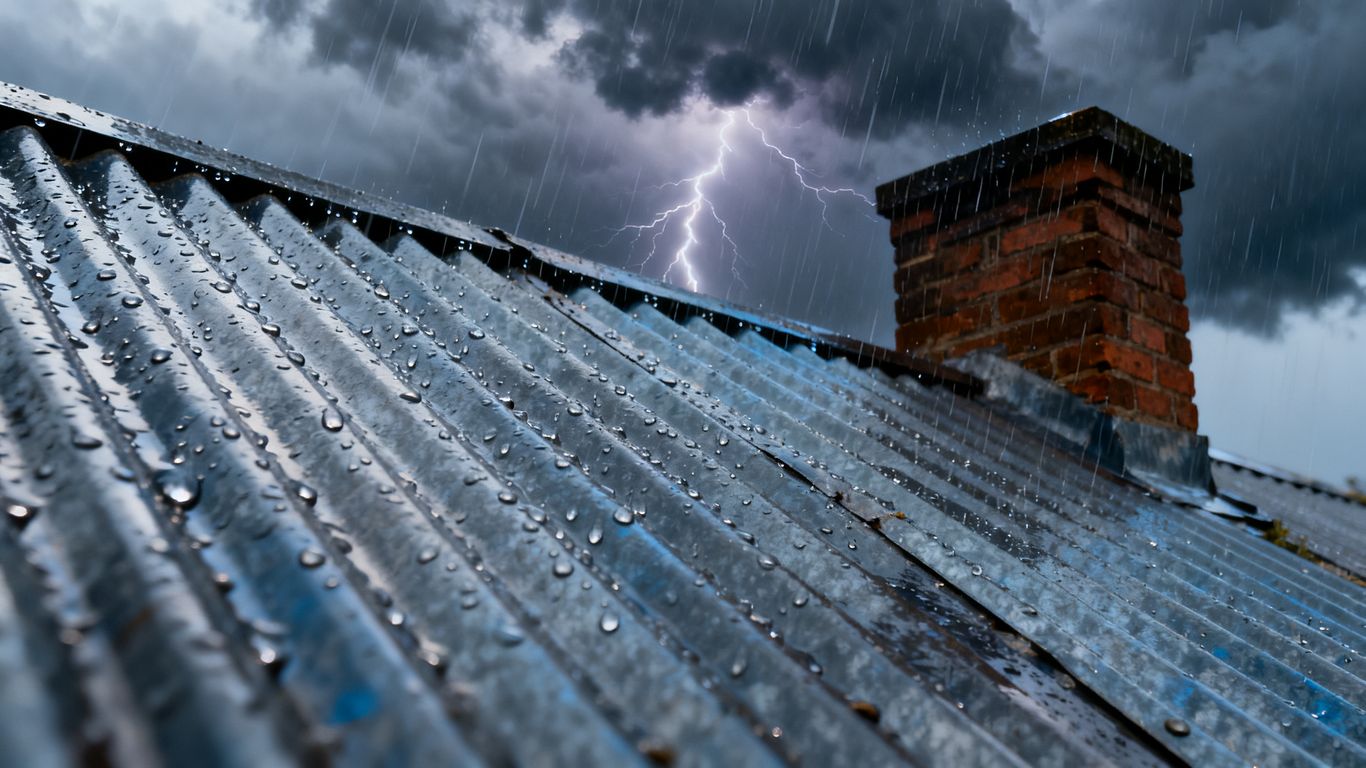 Durable metal roof withstands intense weather