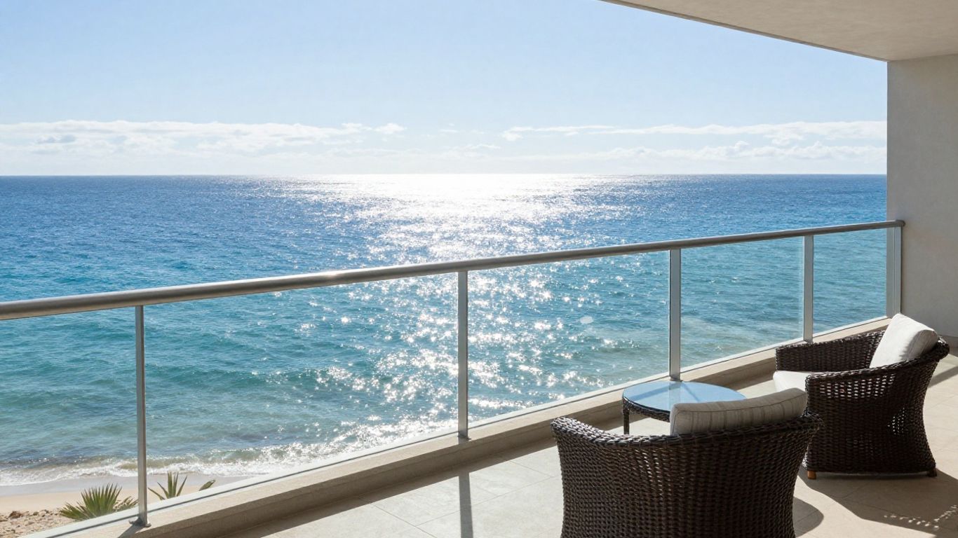 Pacific Ocean view from balcony