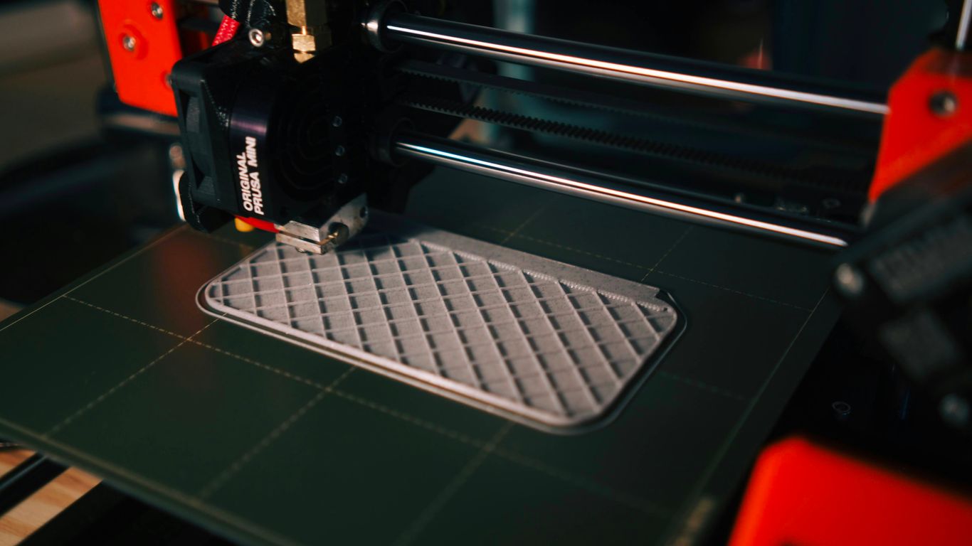 black and silver electronic device