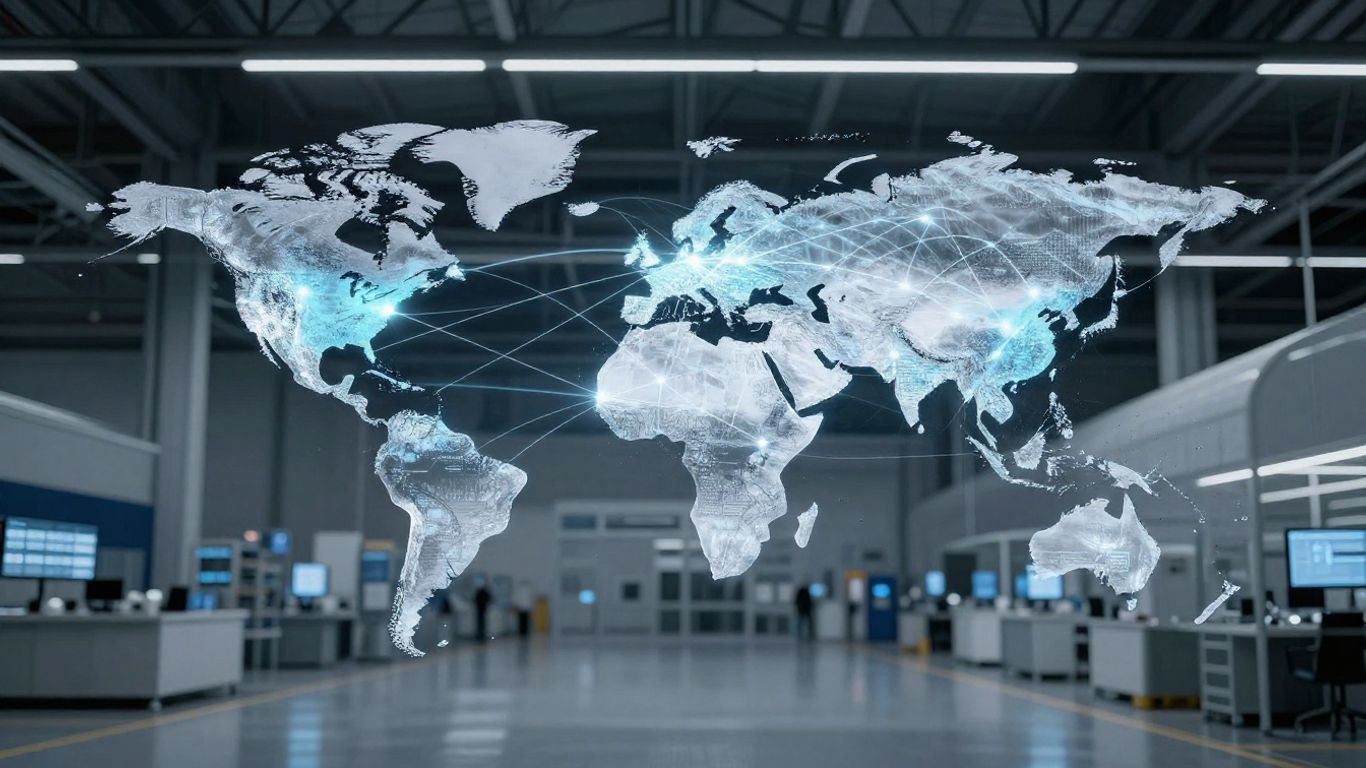 Global supply chain logistics network