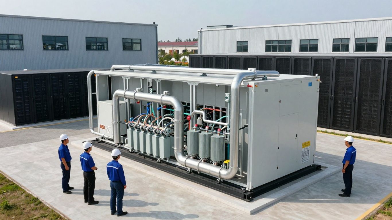 Natural gas microgrid powering data center campus