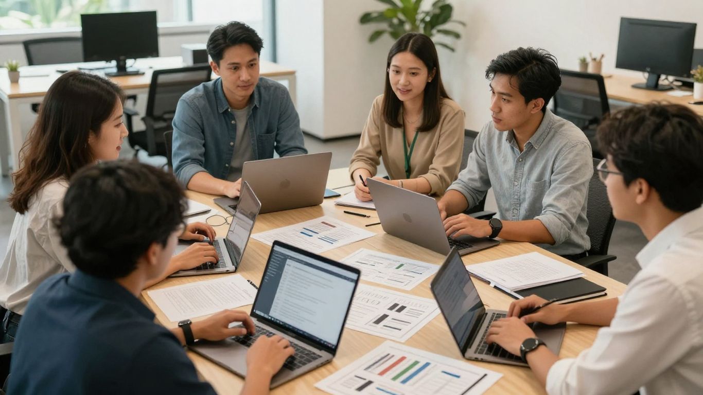 Singapore marketing team planning growth strategy