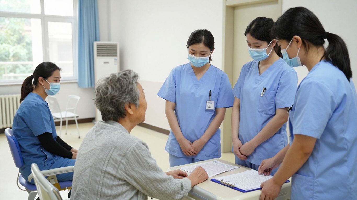 Student nurse training