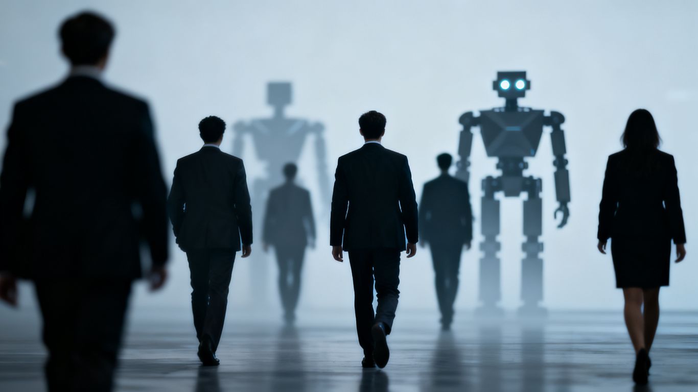 Staff leaving office as AI takes over roles.