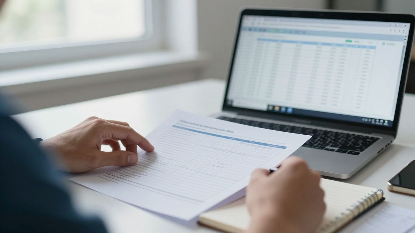 بيانات خام مرتبة على شاشة Excel