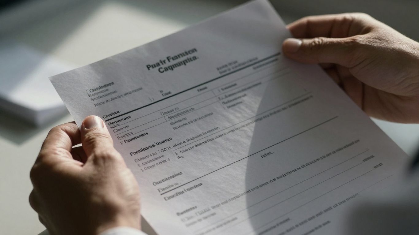 Mâna unui medic ținând o trimitere medicală.