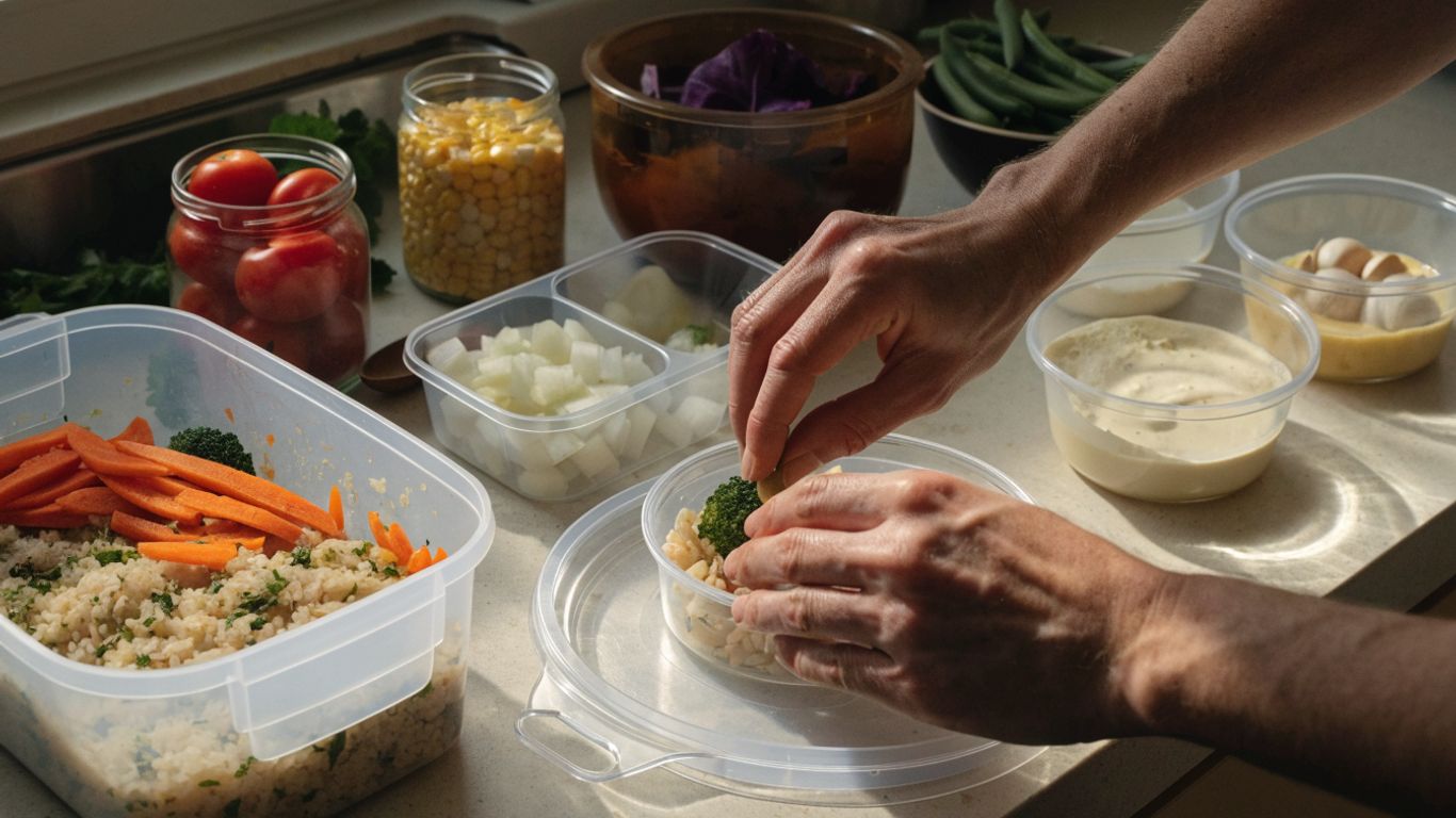 How to lose weight fast naturally and permanently 5 Simple meal prep containers on a kitchen counter