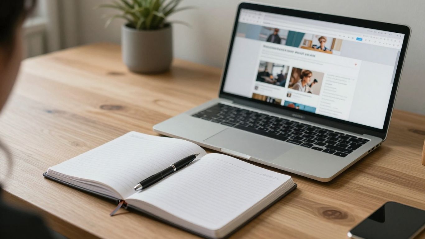 Příprava na tvorbu webu, notebook a poznámky