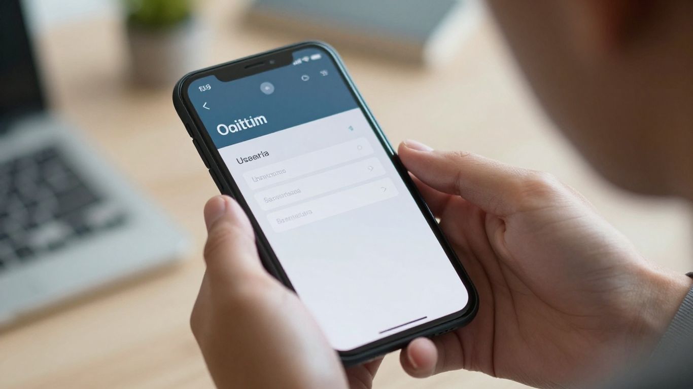 Herbalife Australia login page on a smartphone screen.