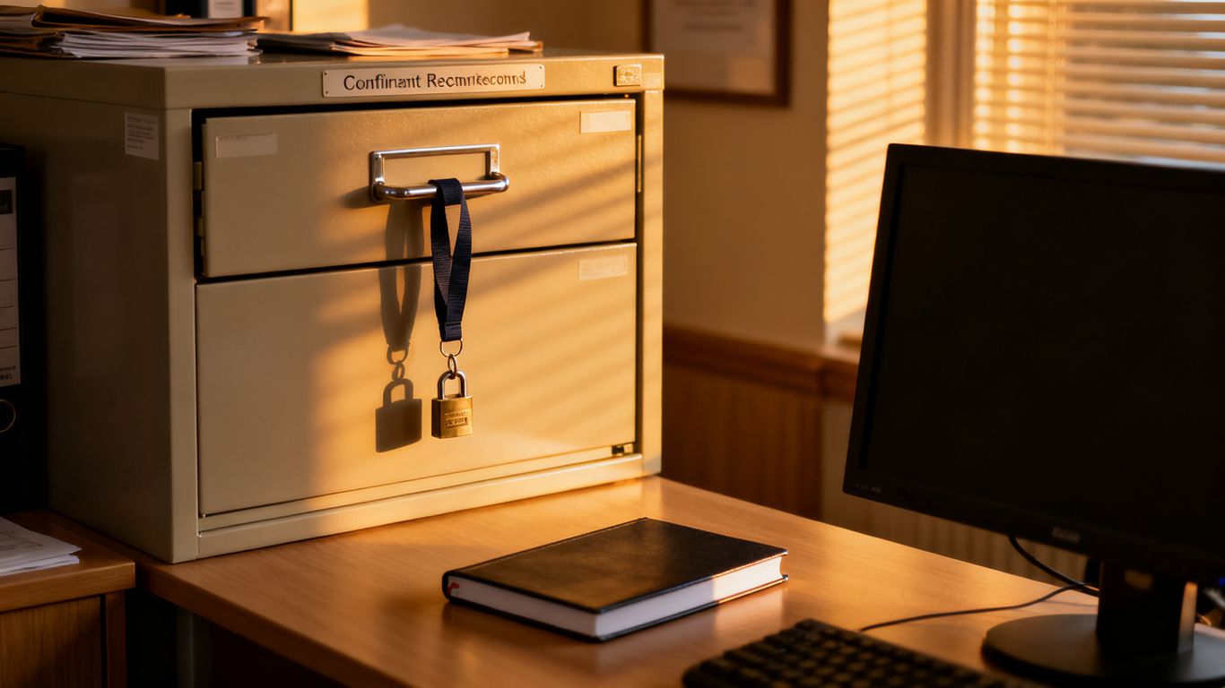 Confidential hostel records secured safely