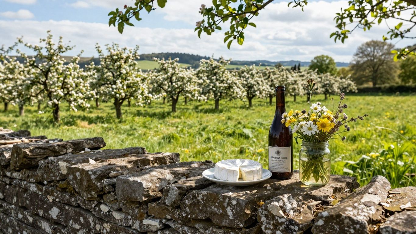 Orchard setting in Normandy