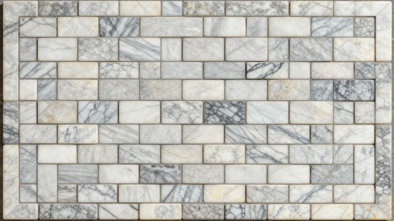 Marble basket weave mosaic pattern sketch