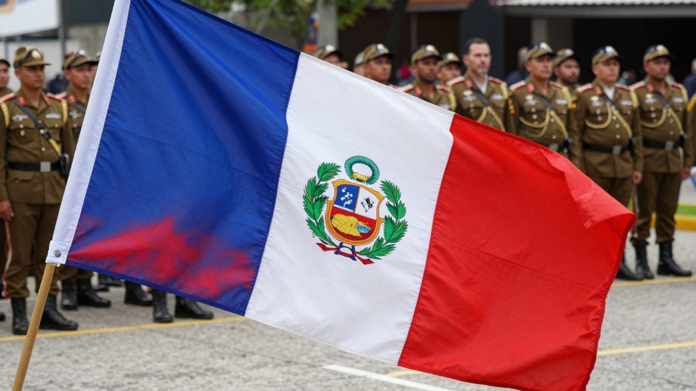 Peruvian soldiers returning from Russian military service.