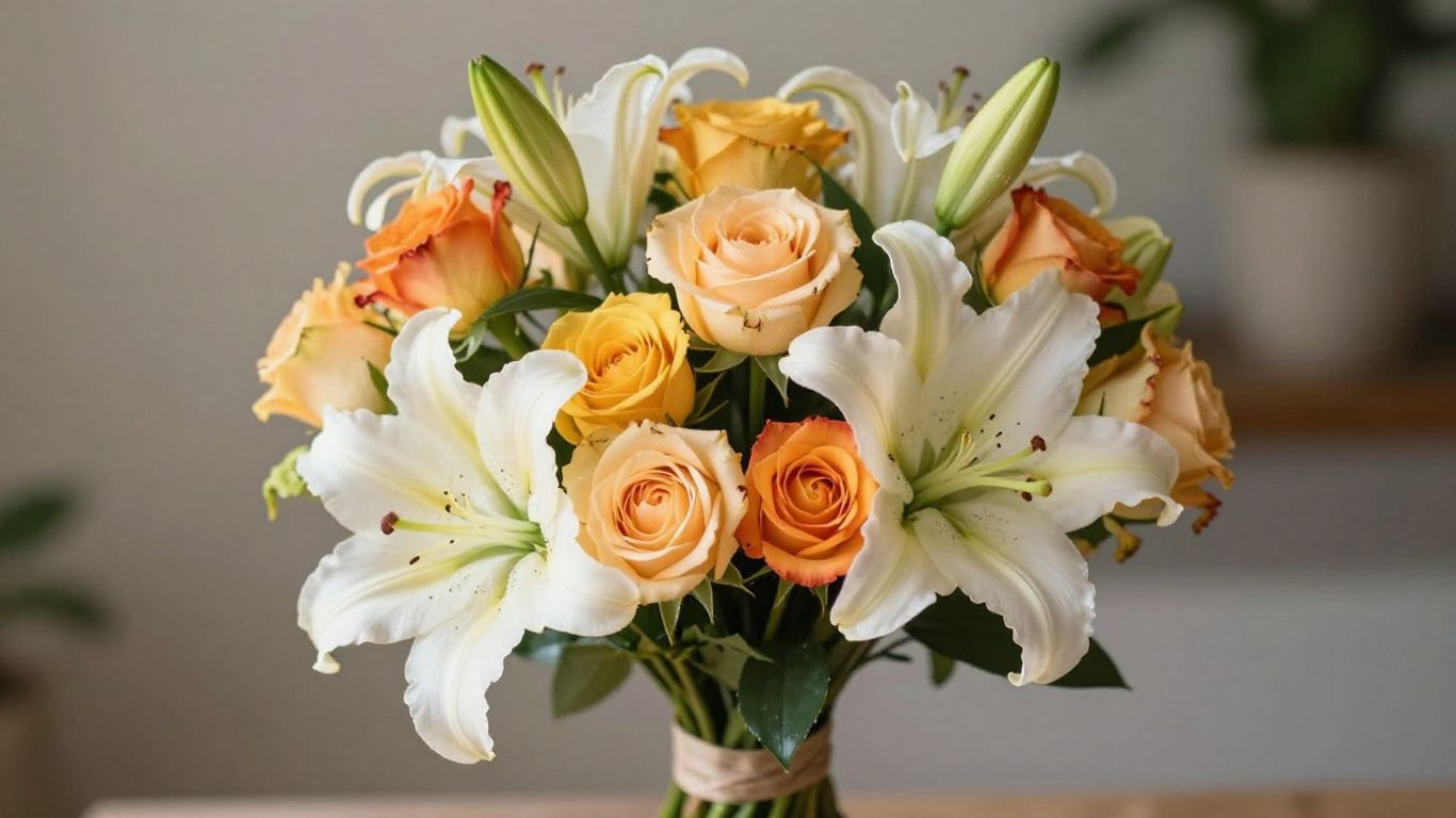 Fresh hand-tied flower bouquet delivered in Seabrook.