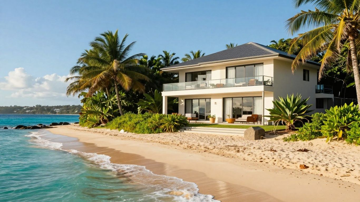 Gold Coast beachfront holiday house with ocean view.