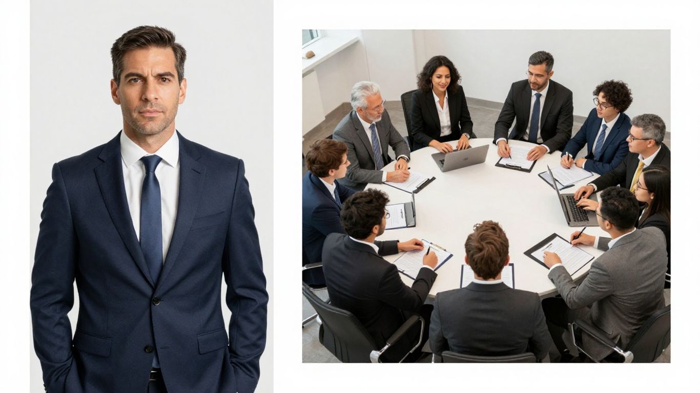 Fractional leadership: single leader vs. collaborative team