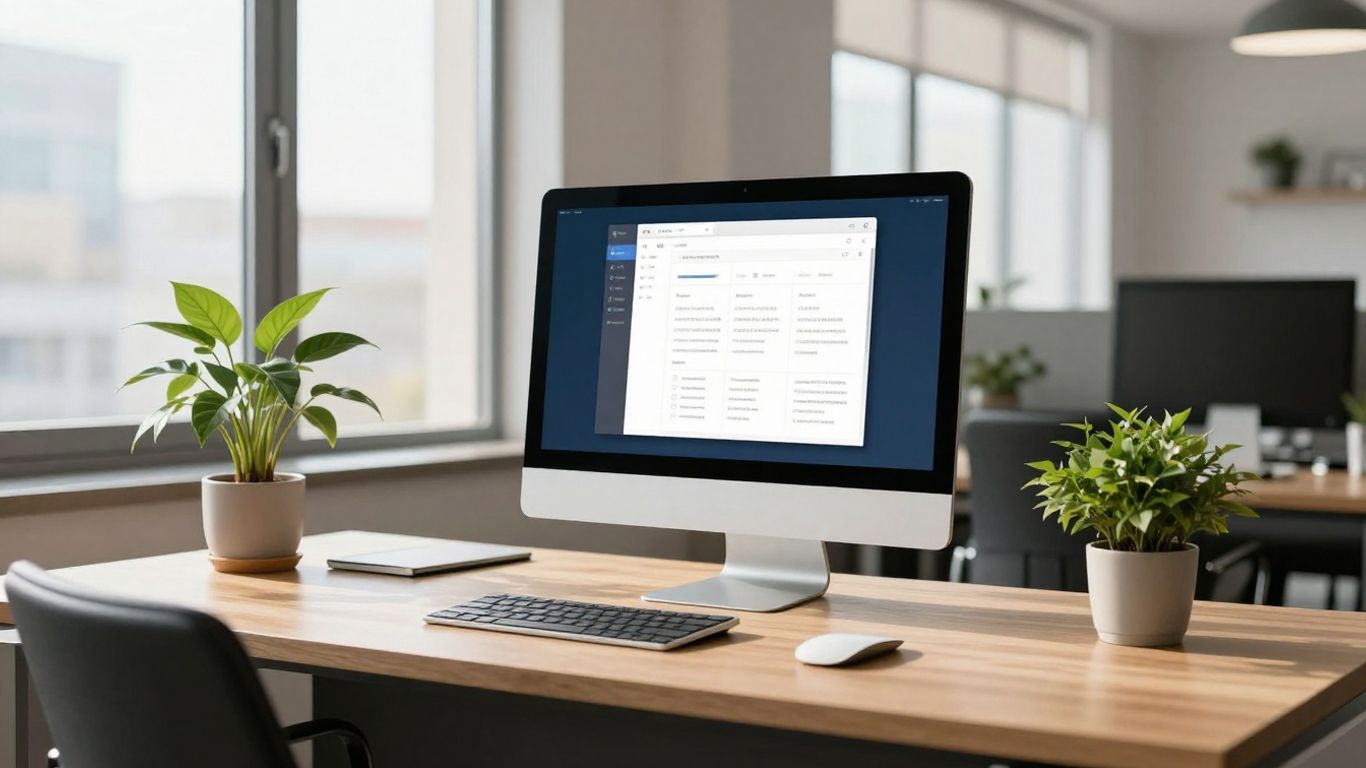 Sage X3 software interface on a computer screen.
