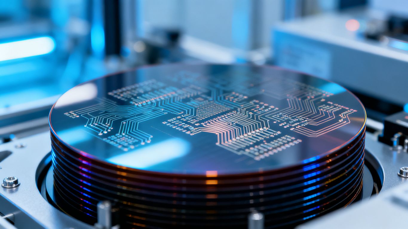 Semiconductor supply chain disruption visual