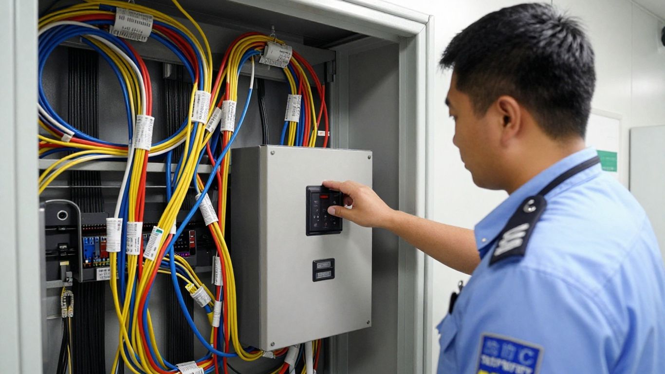 Security operations team reviewing access events