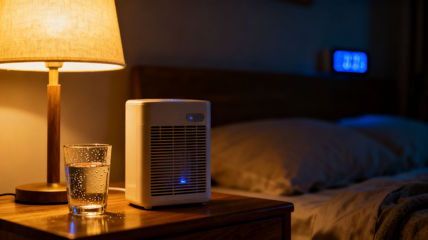 Silent unit next to bed
