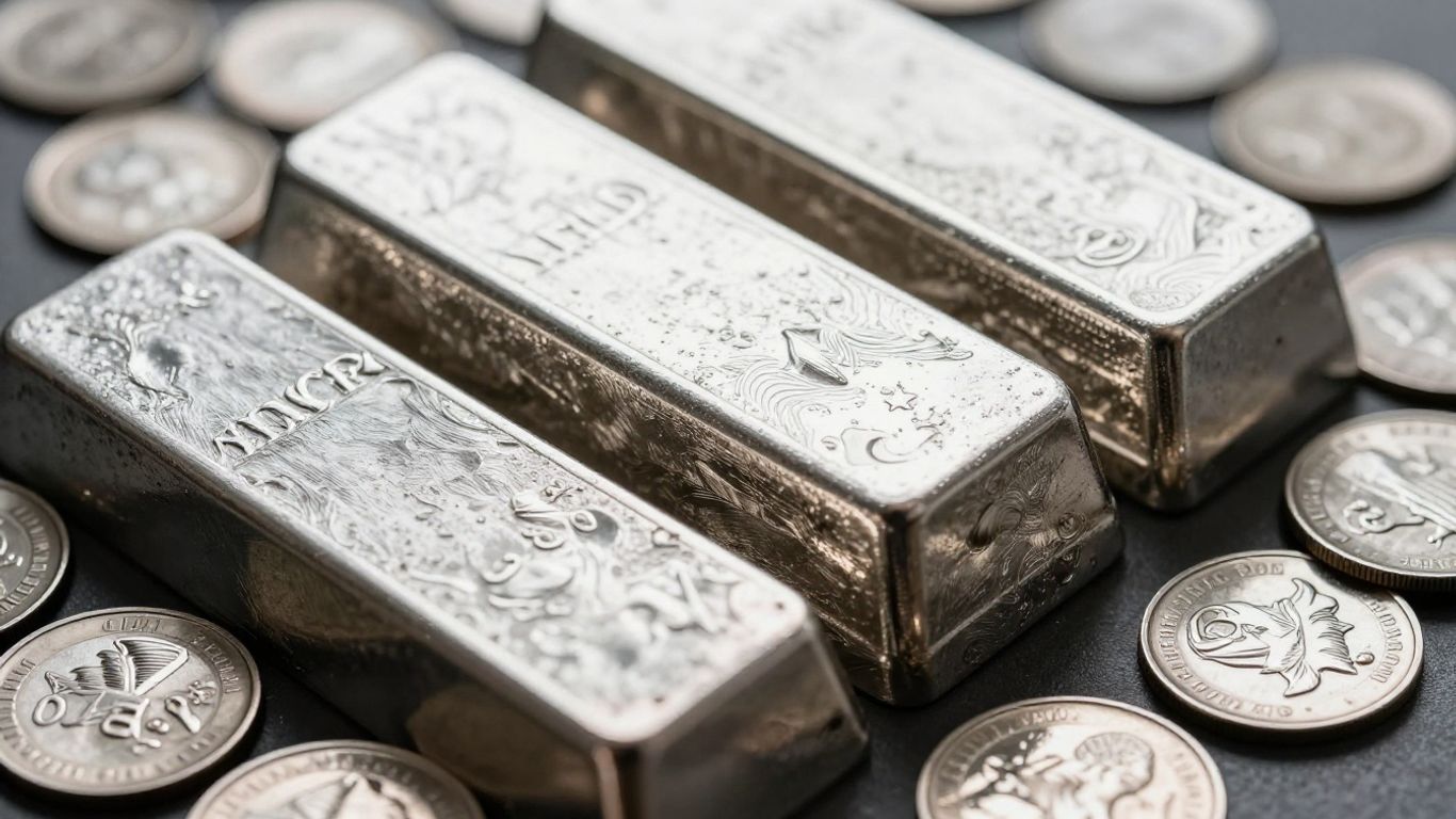 Lingots et pièces d'argent pour la transmission de patrimoine.