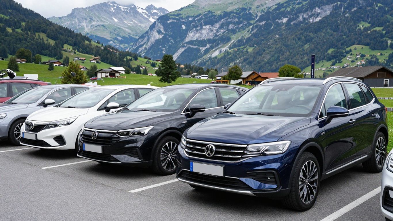 Auswahl moderner Hybridfahrzeuge