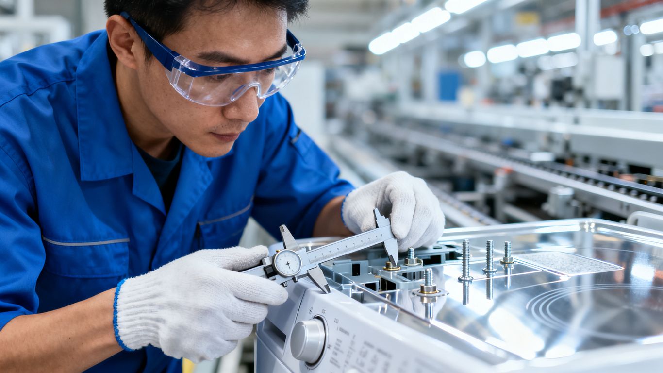 Quality inspection of home electrical appliances