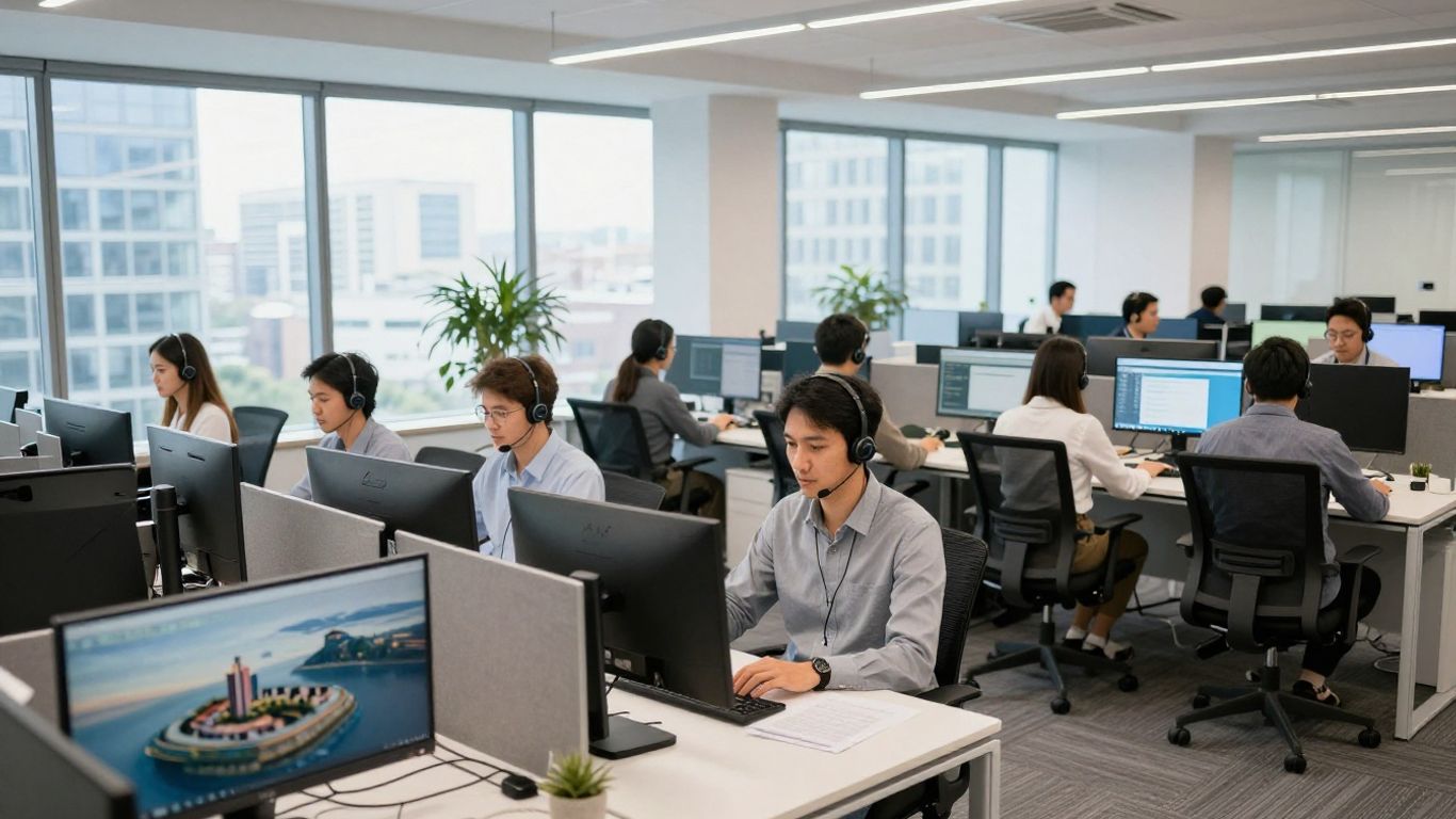 Professional office environment
