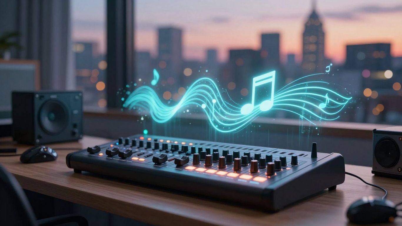 AI music creation for brand videos and jingles.