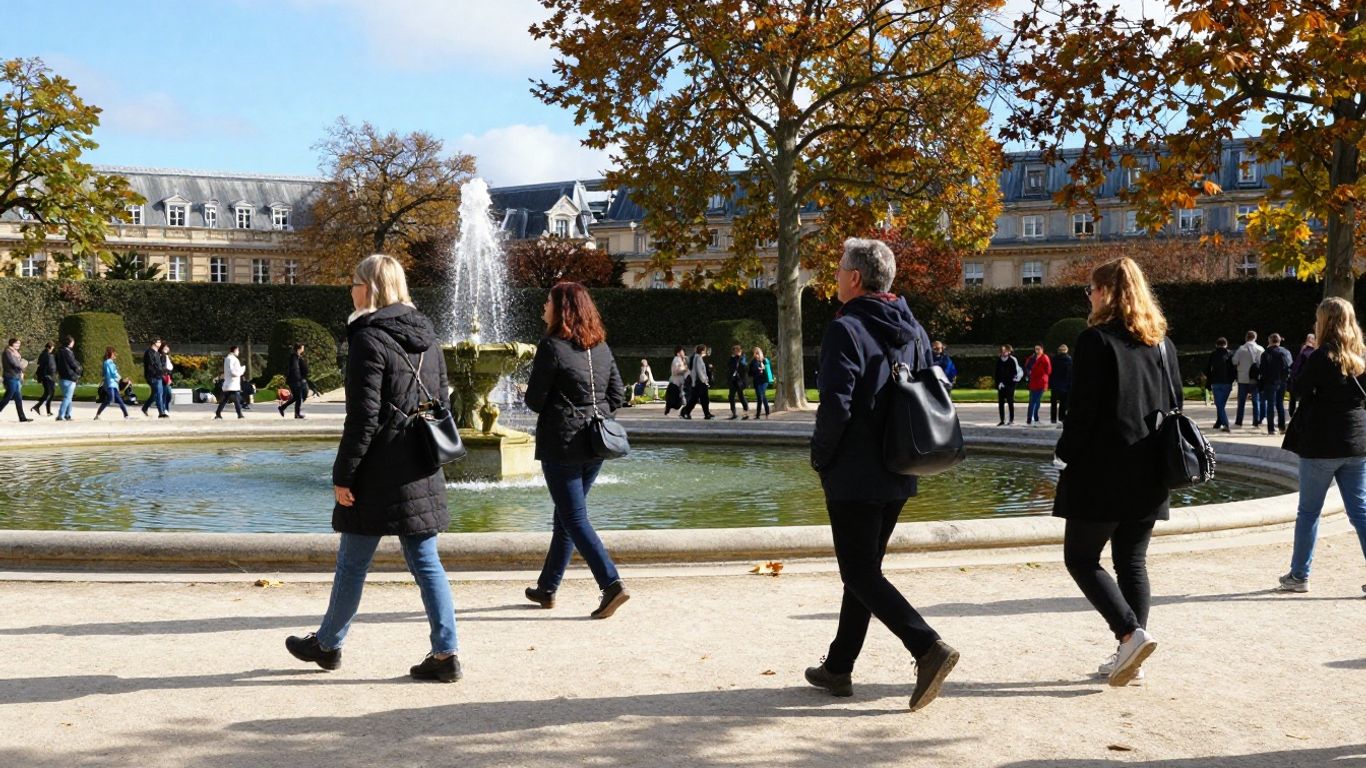 Cultural walk in Paris