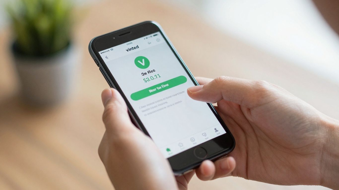 Negotiating a price on the Vinted app.