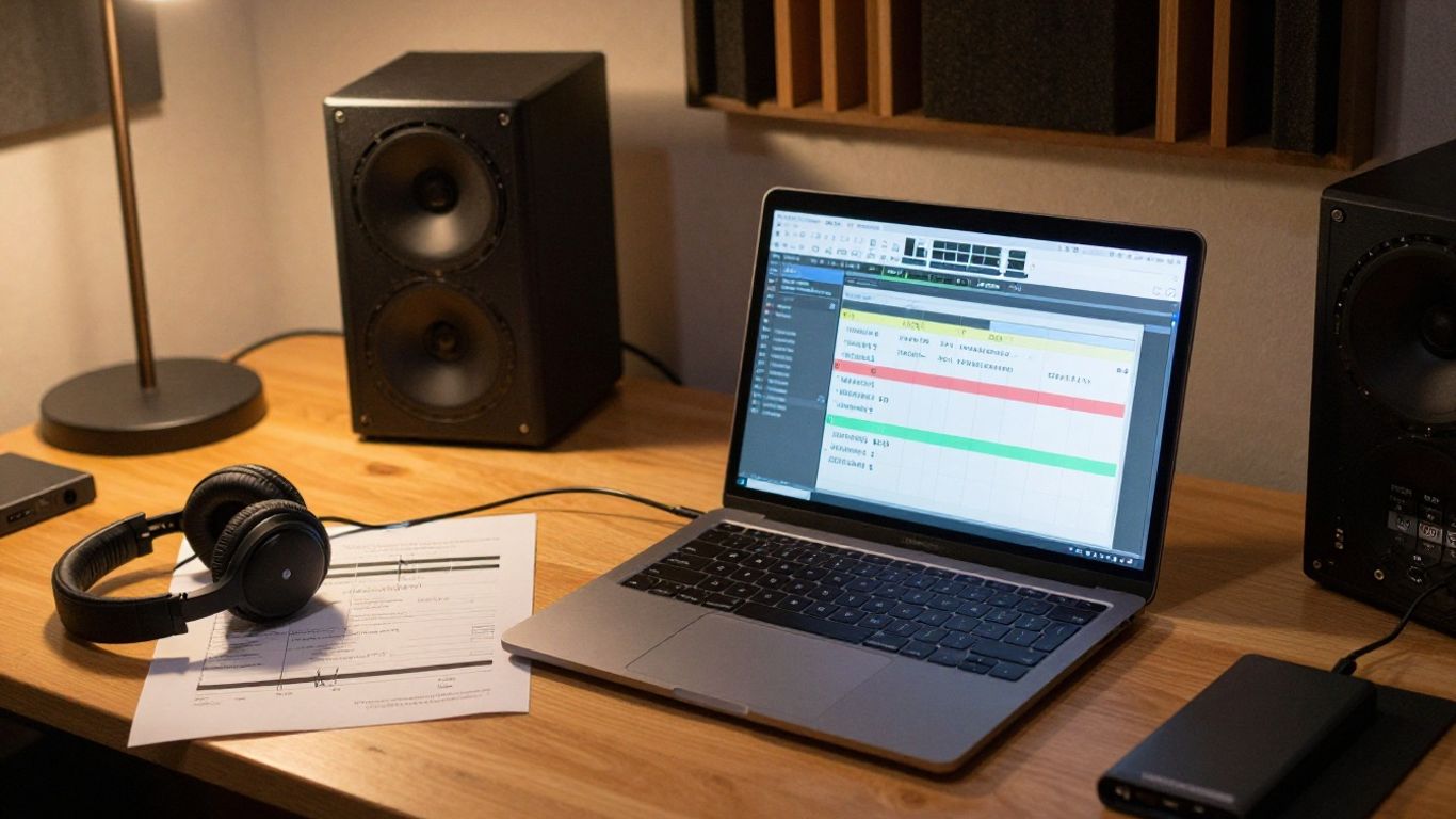 Rights records and audio project files