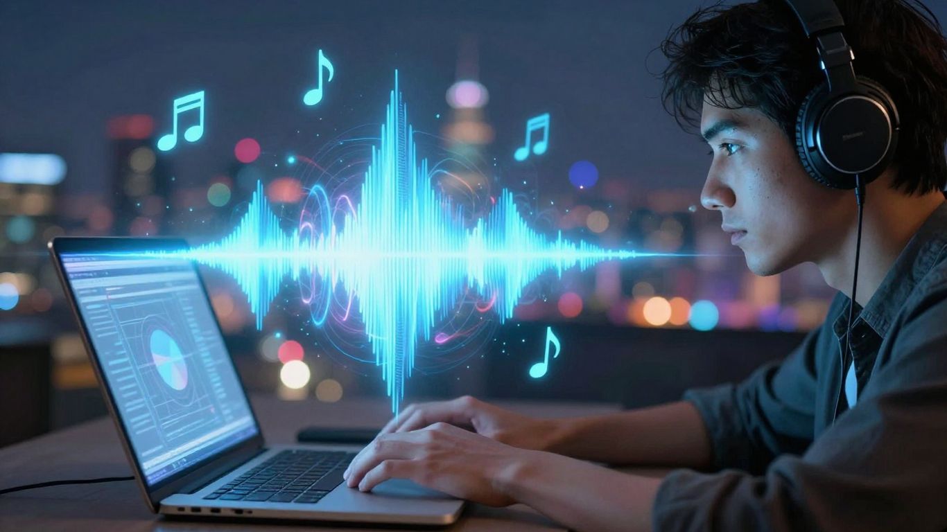 AI music creation from lyrics