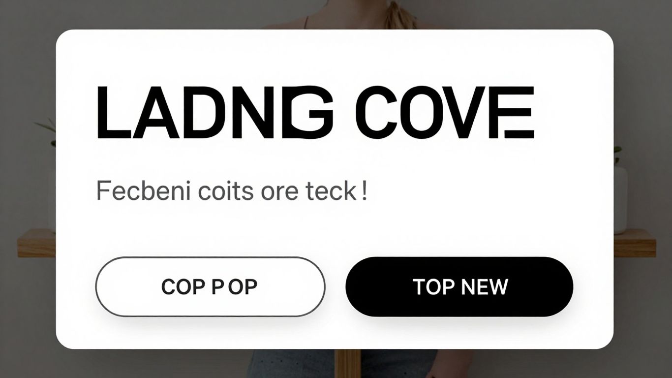 Affiliate marketing bridge page design with call-to-action buttons.