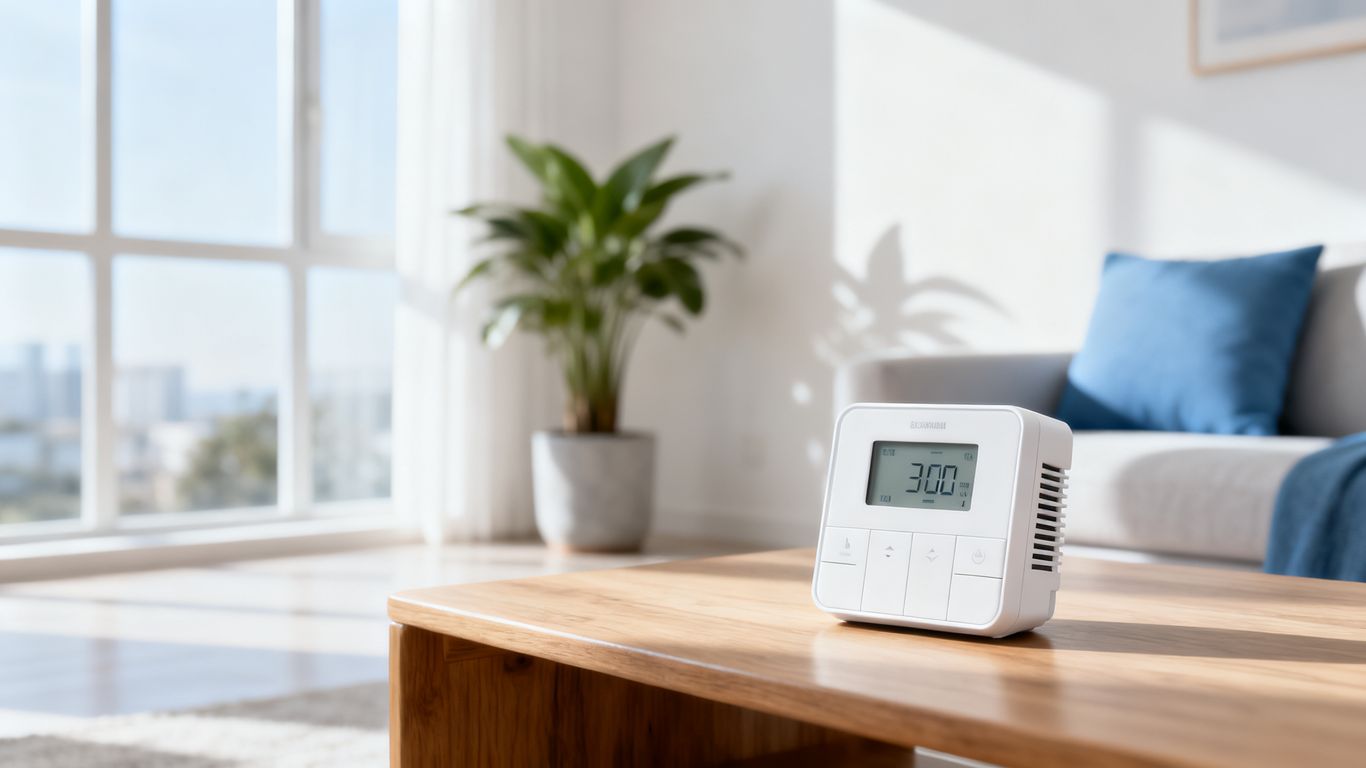 Residential room with air management unit
