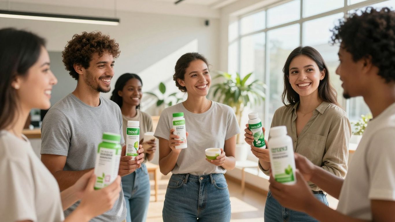 Herbalife distributors interacting positively in South Africa.