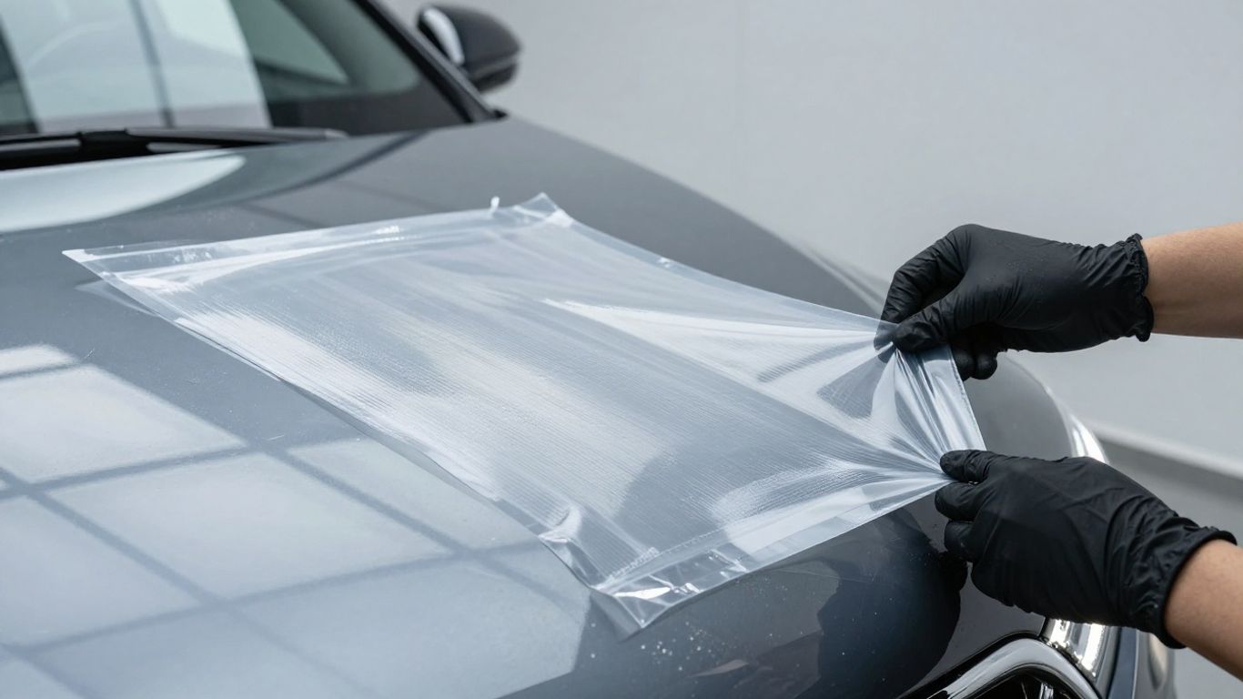 Clear paint protection film on Ottawa vehicle