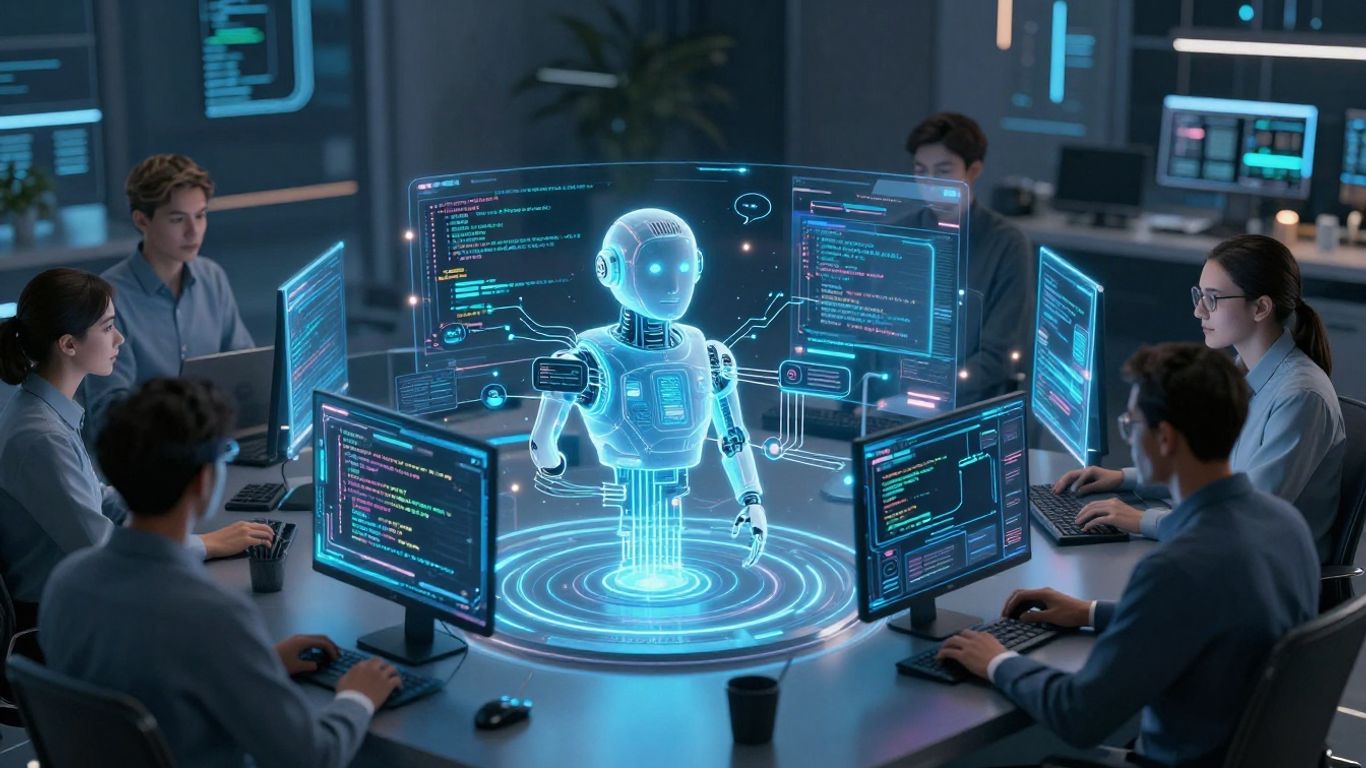AI chatbot assisting engineers with complex technical solutions.